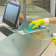 Ручной держатель губок Clean Glass, зеленый, 30 см