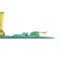 Рамка для мопов Blik с карманами, фиксируемая с педалью и зажимом, 40 см