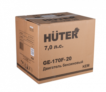 Двигатель бензиновый GE-170F-20 HUTER