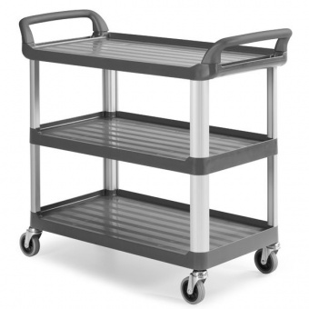 TTS Shelf 3700E  — тележка с тремя полками, 98x50x111 см, серая