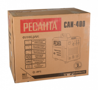 Сварочный аппарат инверторный Ресанта САИ 400