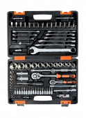 Набор инструментов Вихрь АВТО, 1/2" , 1/4" , CrV, в кейсе 82 предметов