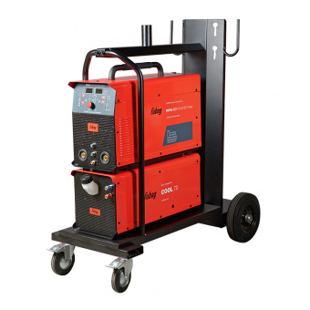 FUBAG Инвертор сварочный INTIG 400 T W AC/DC PULSE + горелка FB TIG 450W 4m  + переходник + модуль охлаждения  + тележка