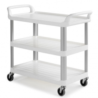 TTS Shelf 3700W  — тележка с тремя полками, 98x50x111 см, белая