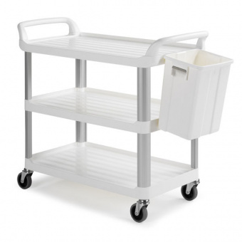 TTS Shelf 3700W  — тележка с тремя полками, 98x50x111 см, белая