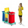 TTS MAGIC LINE 50B — тележка для горничных с держателями для 3-х мешков TTS MAGIC LINE 50B — тележка для горничных с держателями для 3-х мешков